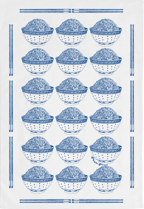 Pinyin Press Tea Towel - Rice Bowl
