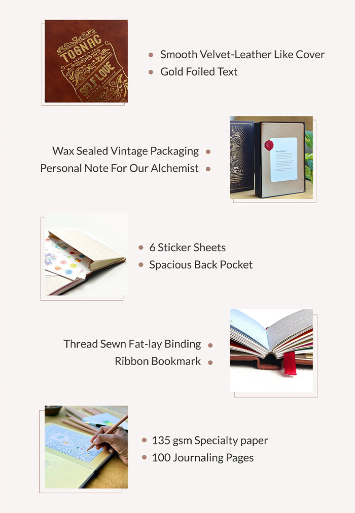 Poplin Self-Love Journal Workbook Set