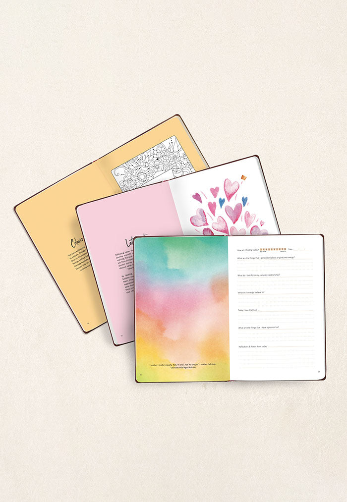 Poplin Self-Love Journal Workbook Set