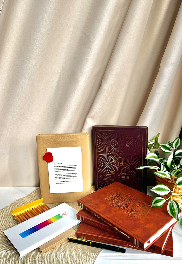 Poplin Self-Love Journal Workbook Set