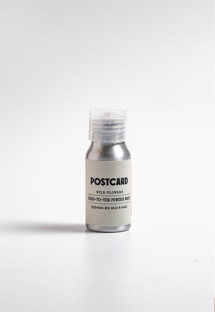 POSTCARD Wild Flowers Head to Toe Powder Wash
