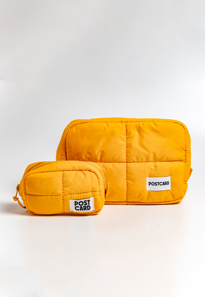 POSTCARD Travel Pouch - Summer Yellow
