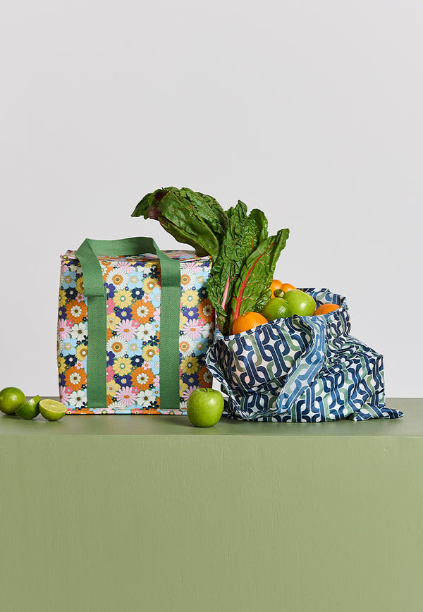 Project Ten Large Insulated Cooler Bag - Geo Floral