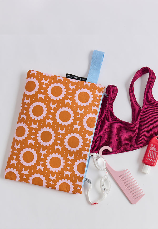 Project Ten Large Zip Pouch - Posy