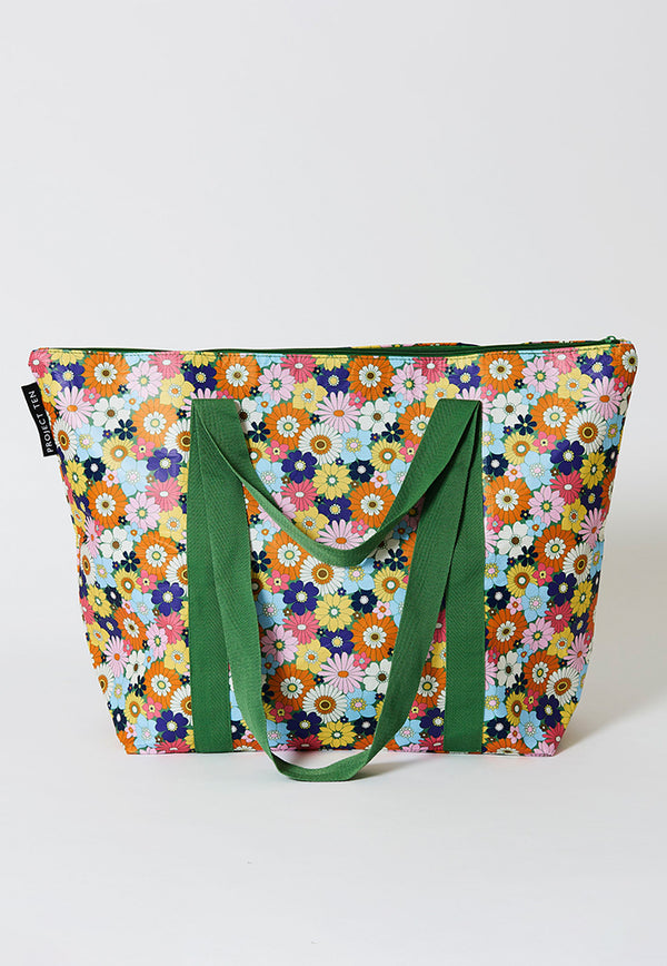Project Ten Zip Up Medium Tote - Geo Floral