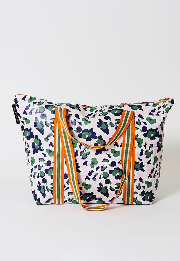 Project Ten Zip Up Medium Tote - Leopard
