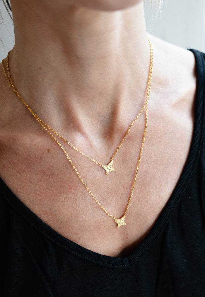 RaniSaa Two-Layered Butterfly Necklace