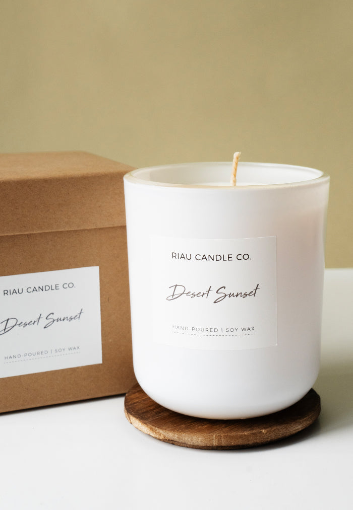 Riau Hand-Poured Soy Candle - Desert Sunset