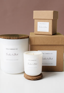 Riau Hand-Poured Soy Candle - Tonka & Oud