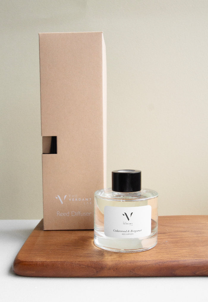 The Verdant Lab Reed Diffuser - Cedarwood & Bergamot