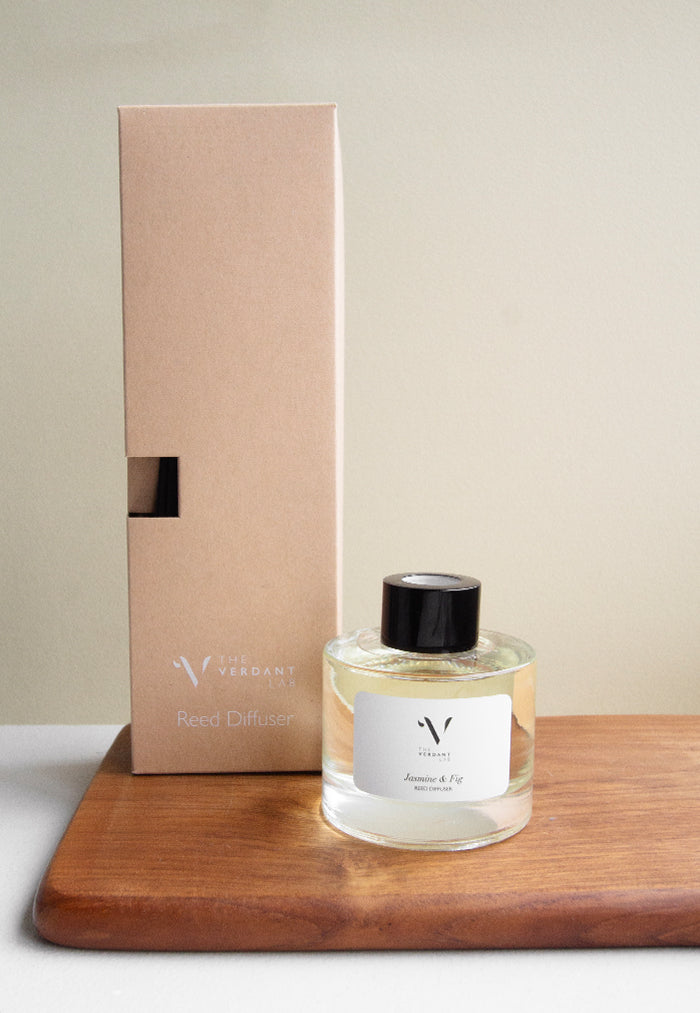The Verdant Lab Reed Diffuser - Jasmine & Fig