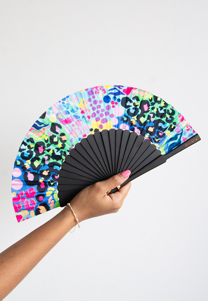 Sista & Co. Mini Fan - Electric Leopard