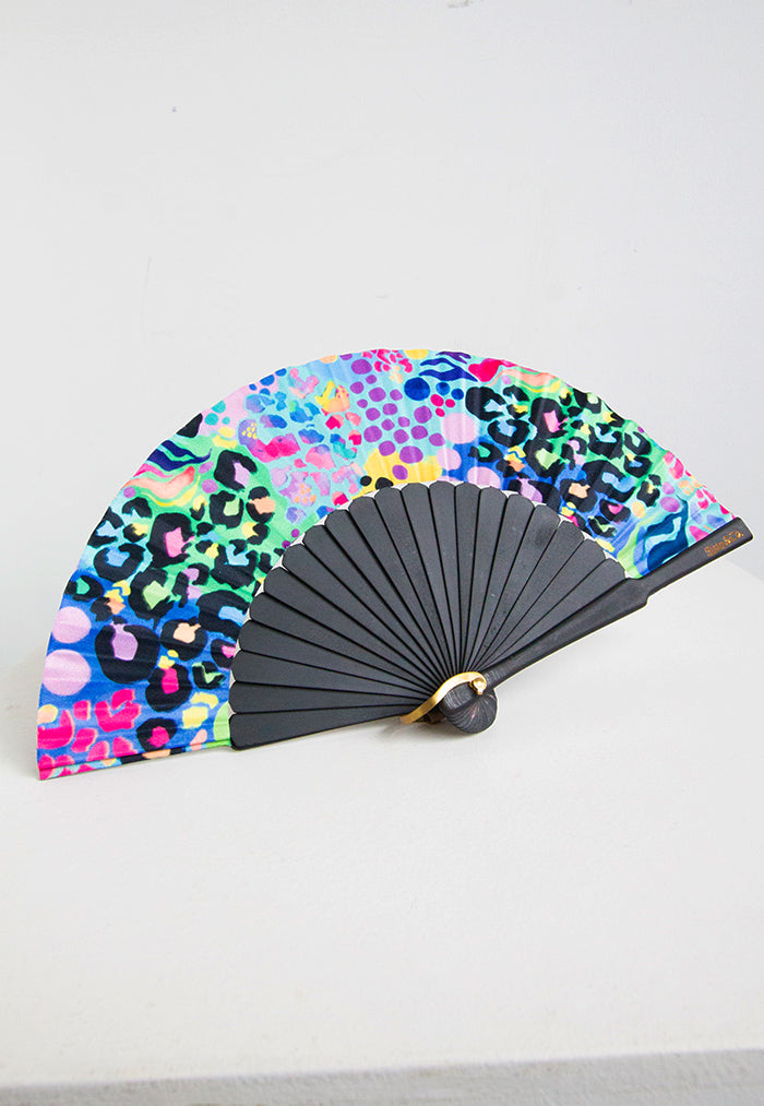 Sista & Co. Mini Fan - Electric Leopard