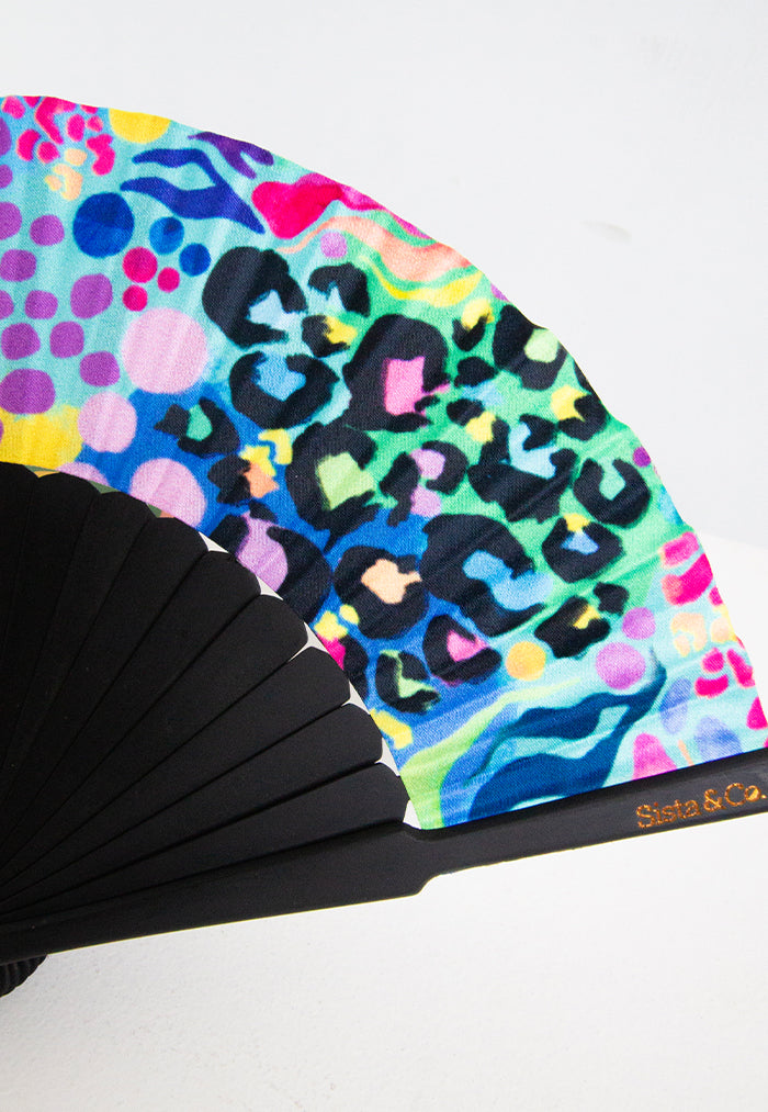 Sista & Co. Mini Fan - Electric Leopard