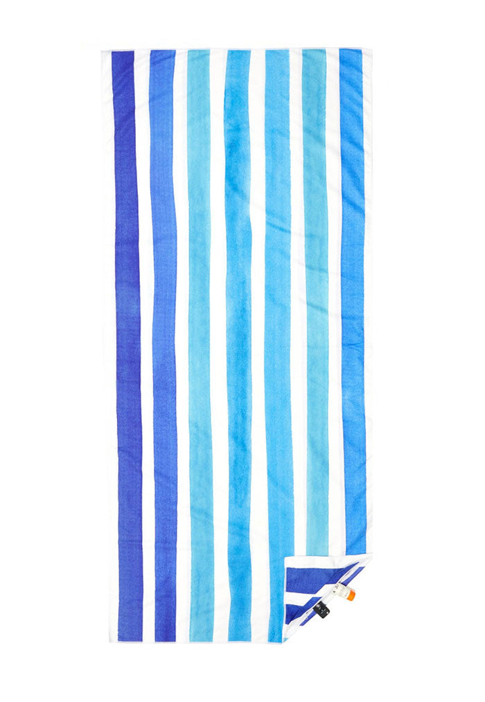 SomerSide Beach Towel Tall - Bondi Blue