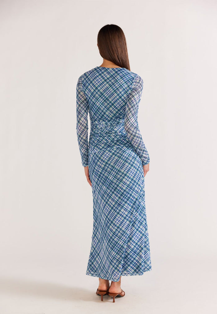 Staple the Label Heaton Mesh Midi Dress