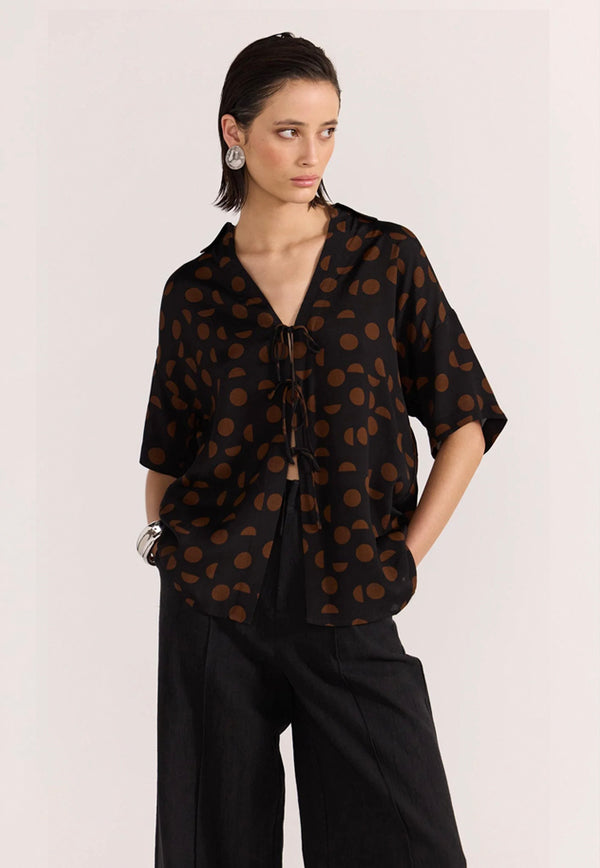 Staple the Label Luella Tie Front Shirt