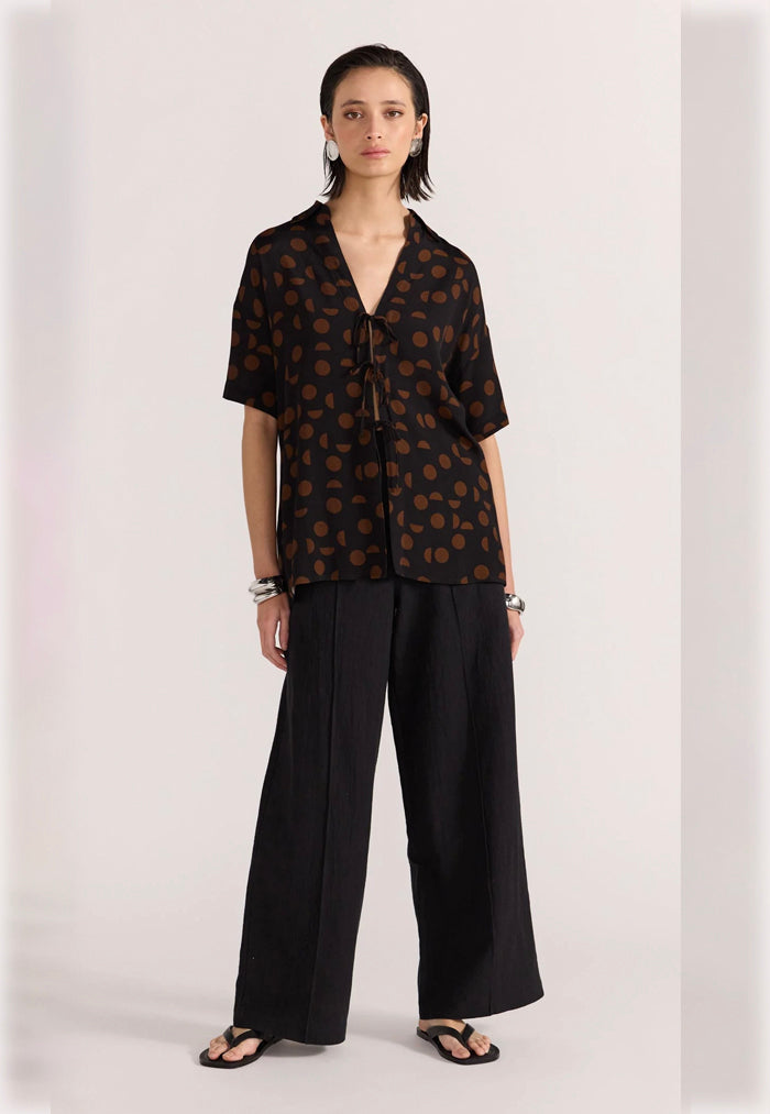 Staple the Label Luella Tie Front Shirt