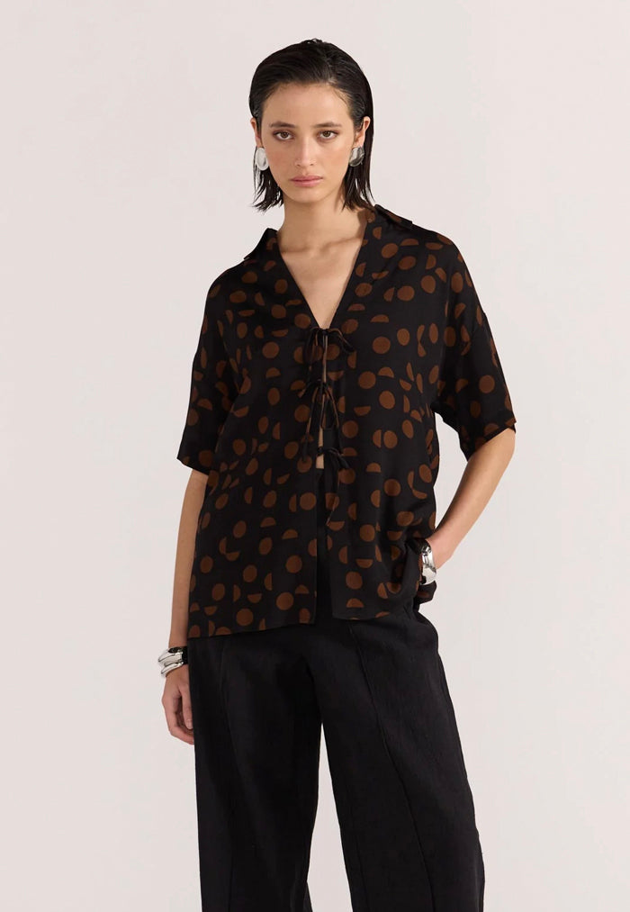 Staple the Label Luella Tie Front Shirt