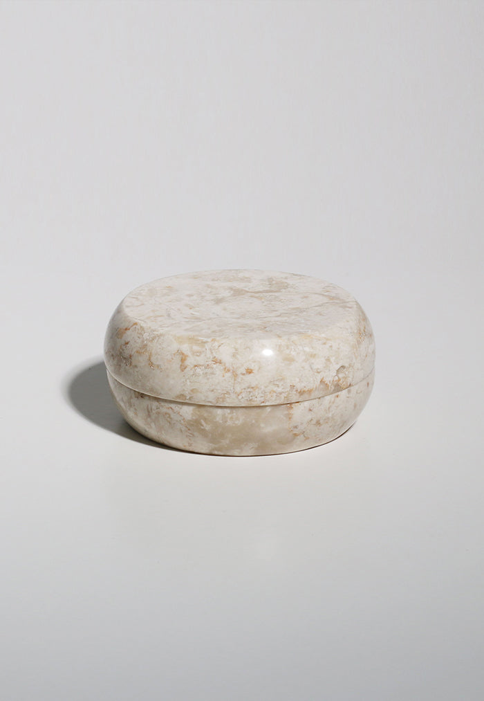 stillgoods Berg Double Lid Holder - Cream Marble