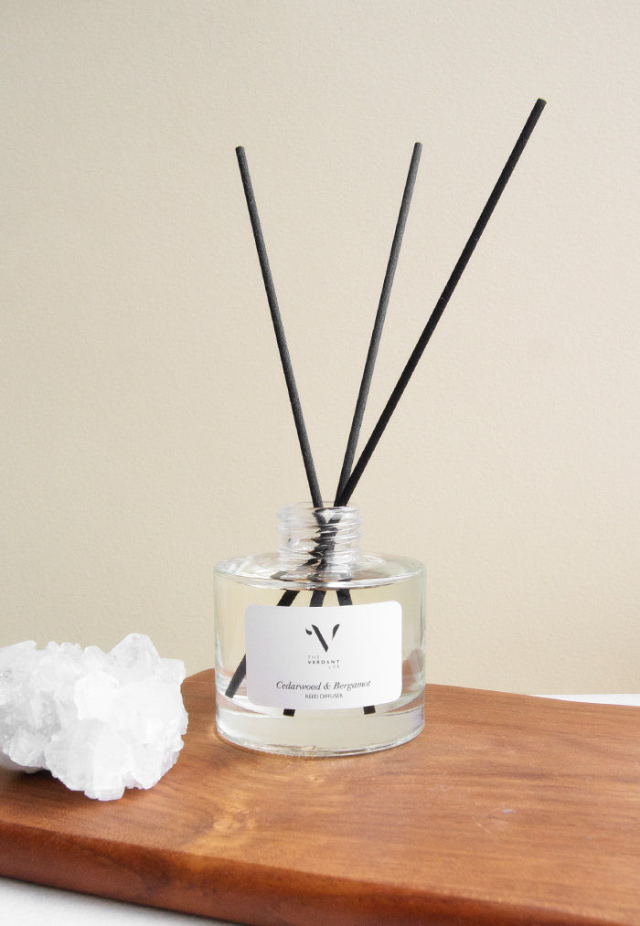 The Verdant Lab Reed Diffuser - Cedarwood & Bergamot