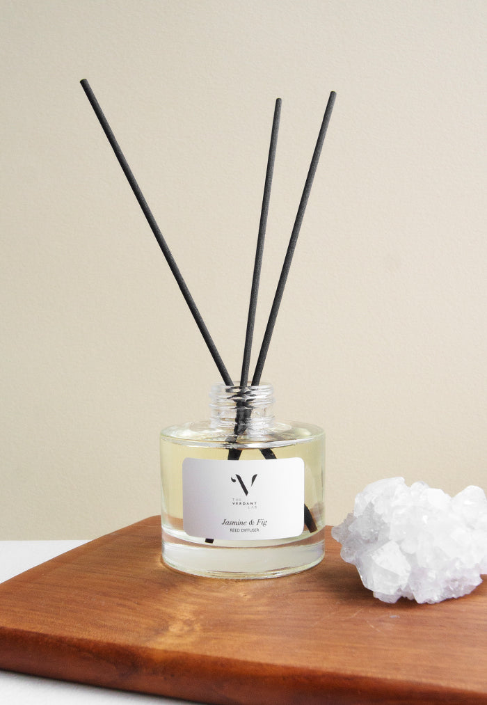 The Verdant Lab Reed Diffuser - Jasmine & Fig – theWYLDshop
