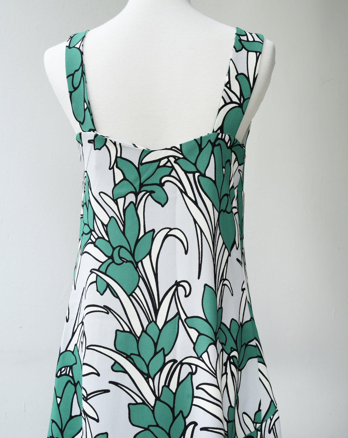 Thryfted Veronica Maine Asymmetrical Midi Dress