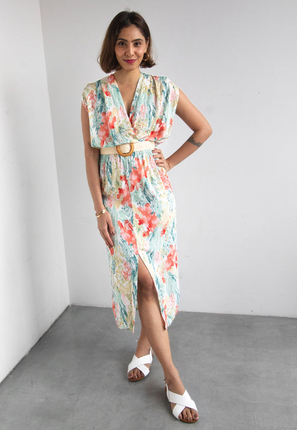 Vine and Branches Sofia Dress - Floral Pastel