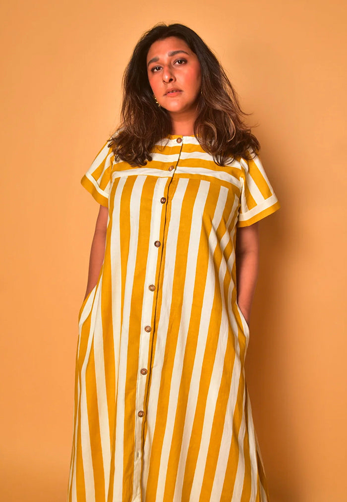 Why So Blue Elle Shirt Dress