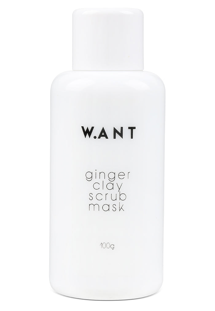 WANT Skincare Ginger Clay Scrub Mask