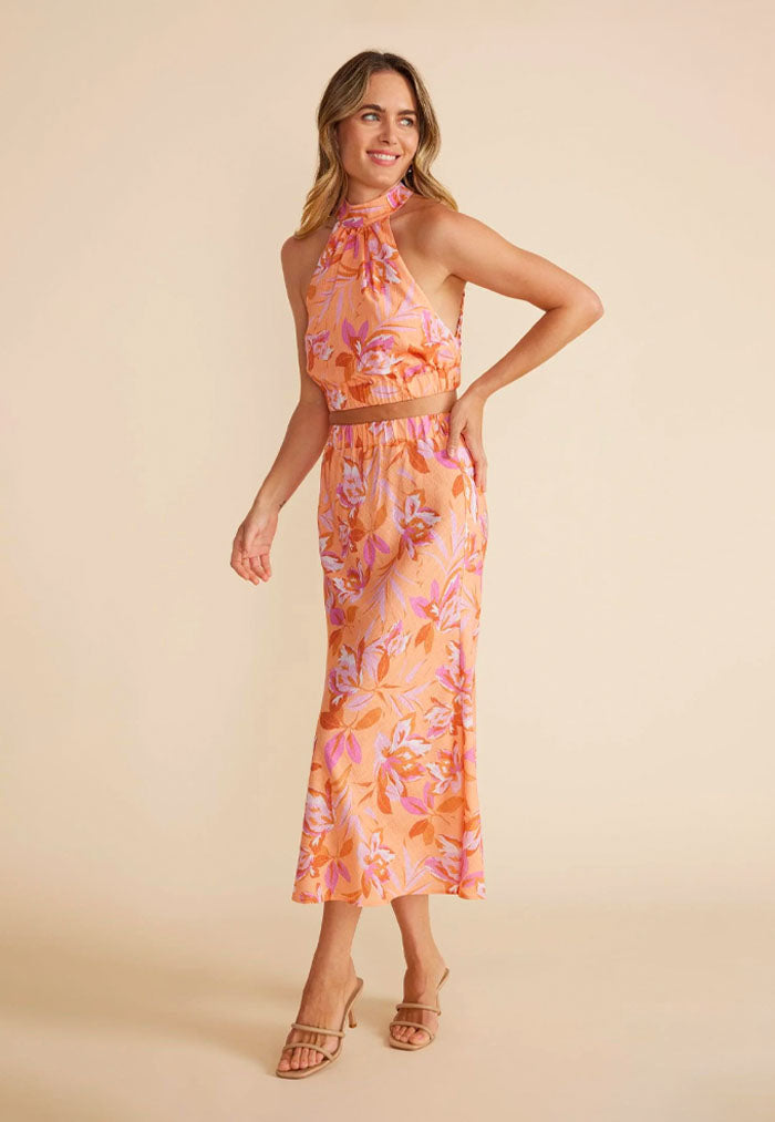 MINKPINK Carmen Bias Midi Skirt