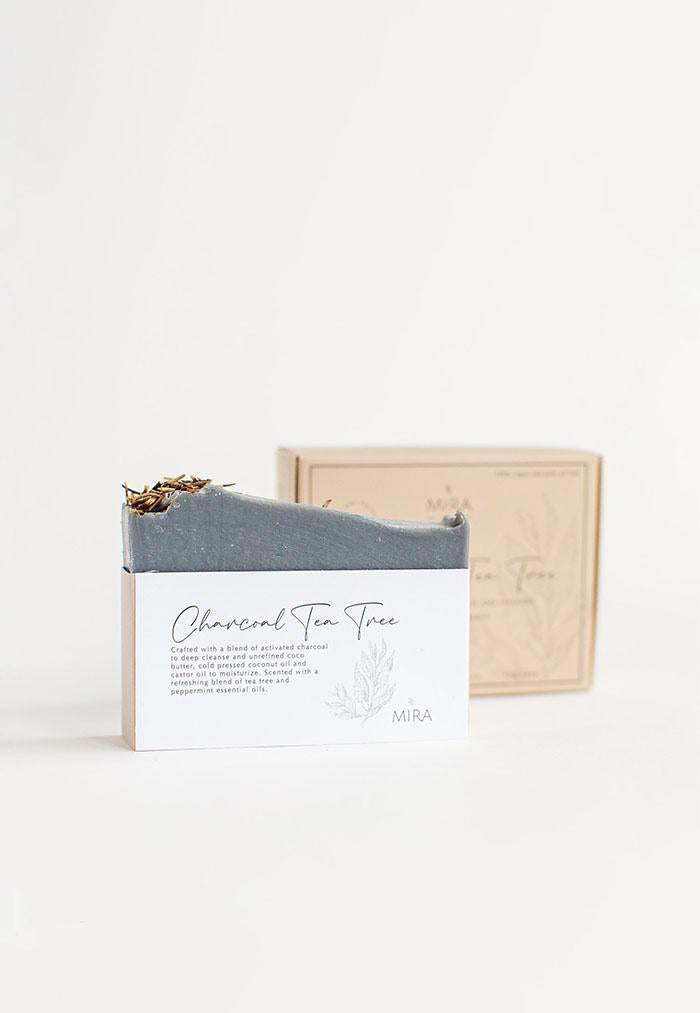Mira Charcoal Tea Tree Bar Soap