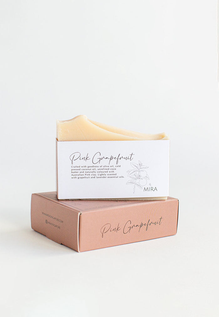 Mira Pink Grapefruit Bar Soap