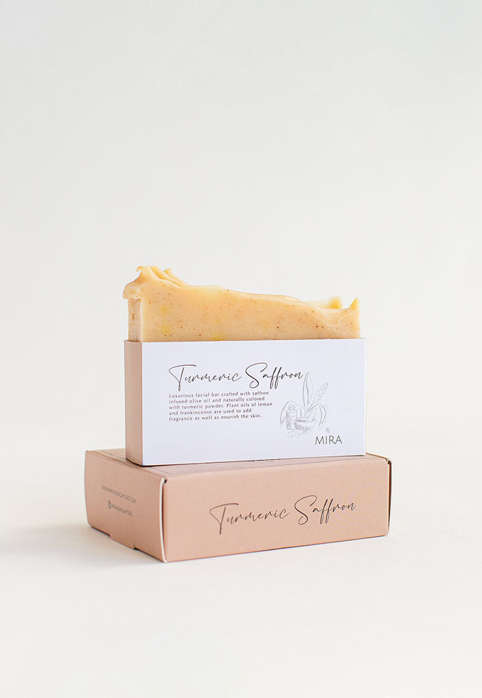 Mira Turmeric Saffron Bar Soap