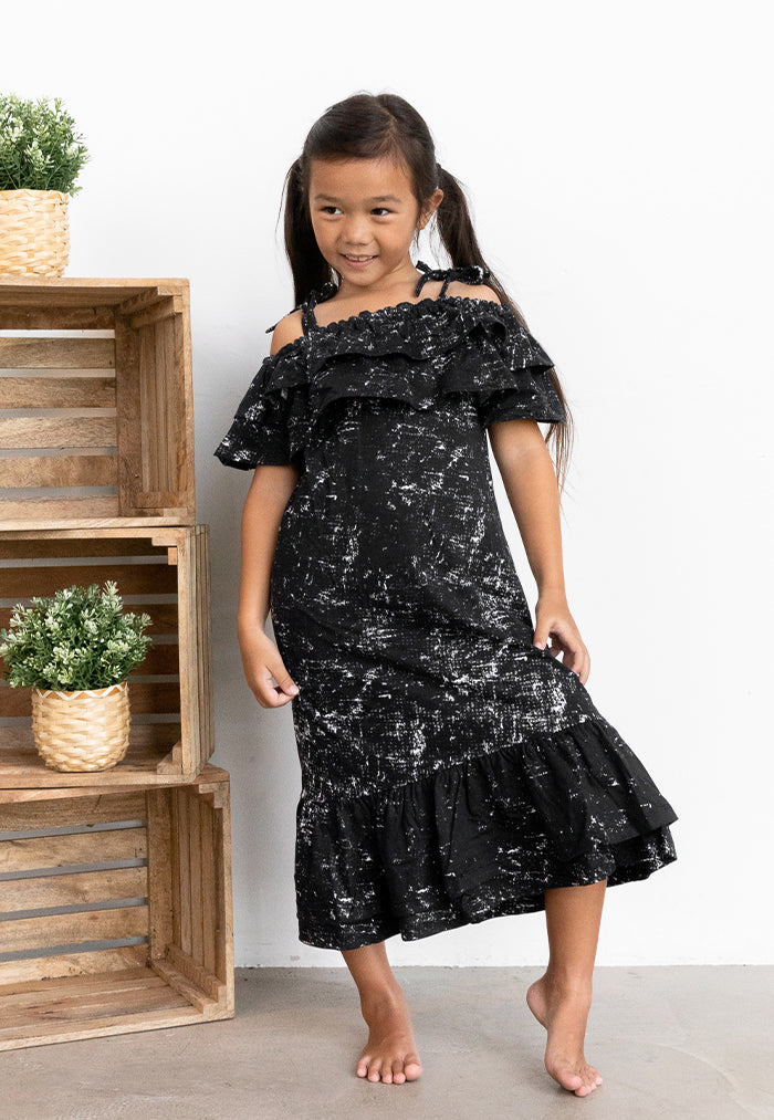 Roses & Rhinos Isabella Stones Off Shoulder Dress