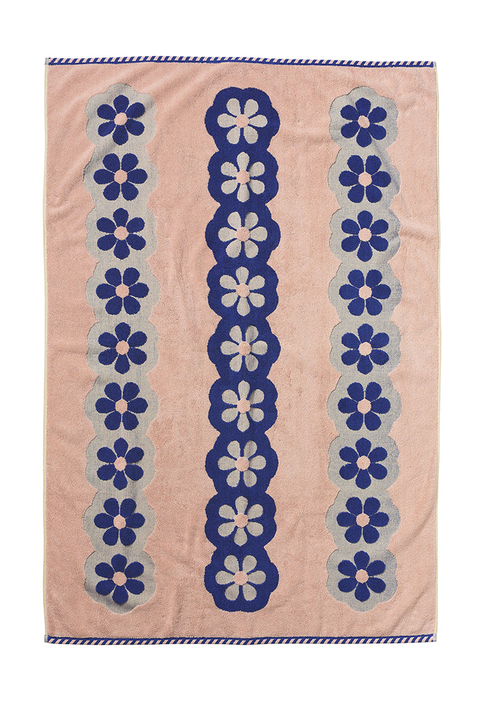 Sage and Clare Winifred Daisy Towel - Peach
