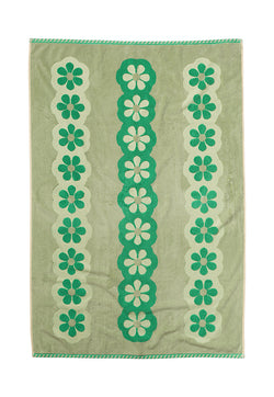Sage and Clare Winifred Daisy Towel - Sage