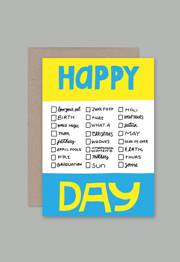 AHD Greeting Card - Happy Different Day