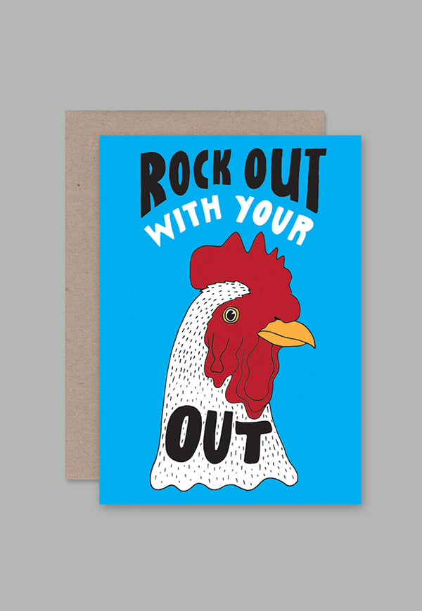 AHD Greeting Card - Rock Out