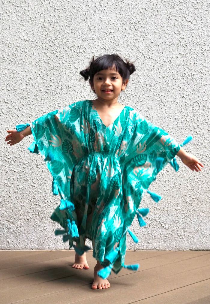 BaeBeeBoo Monstera Kids Kaftan