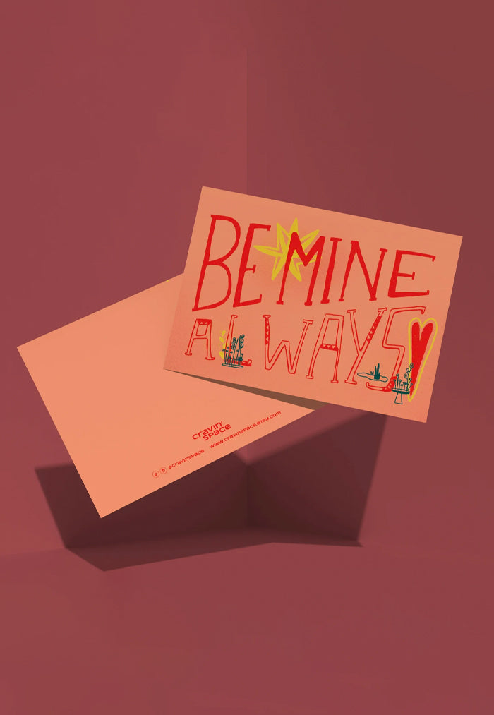 Cravin' Space Be Mine Card