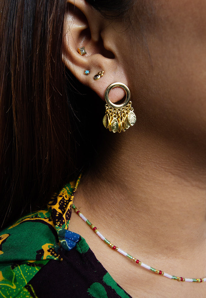 Envet Gold Leaf Earrings