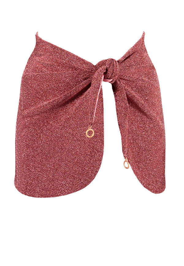 HÁI High Slit Mini Skirt - Pink