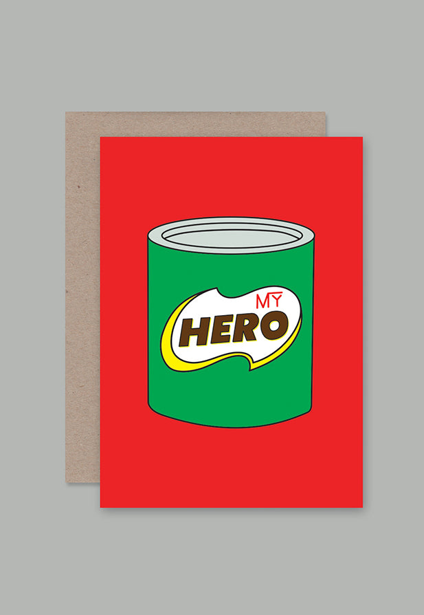 AHD Greeting Card - Hero Tin
