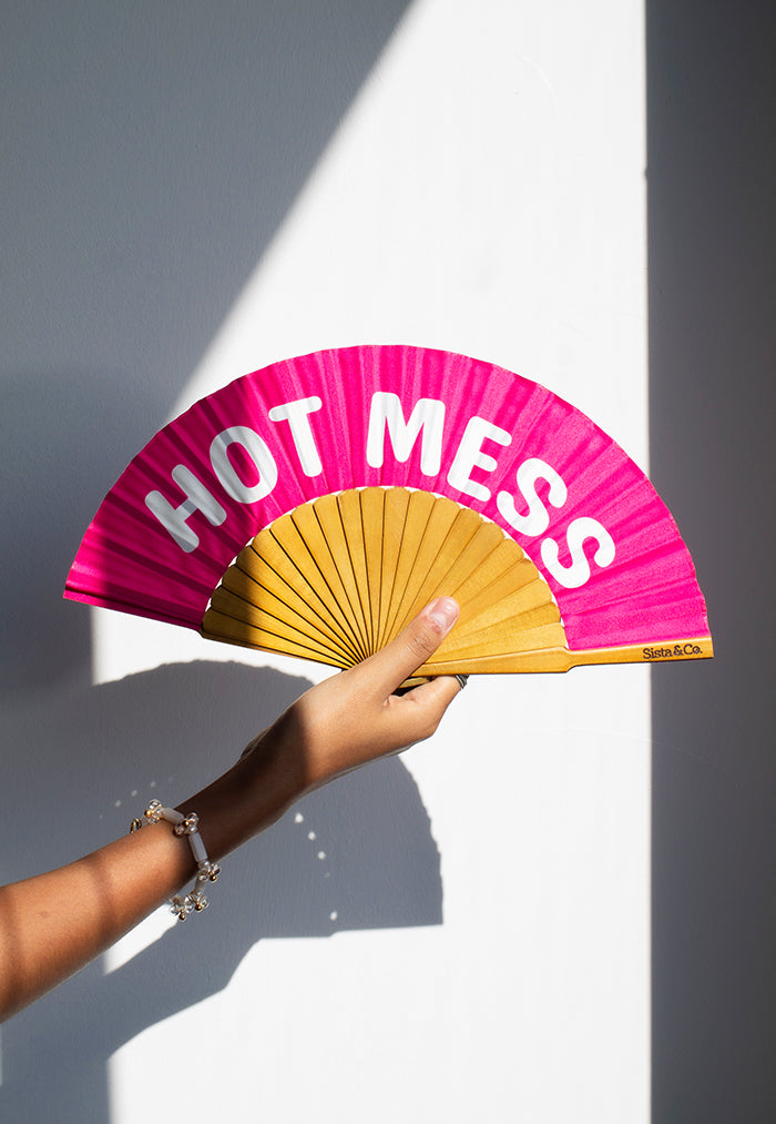 Sista & Co. Mini Fan - Hot Mess