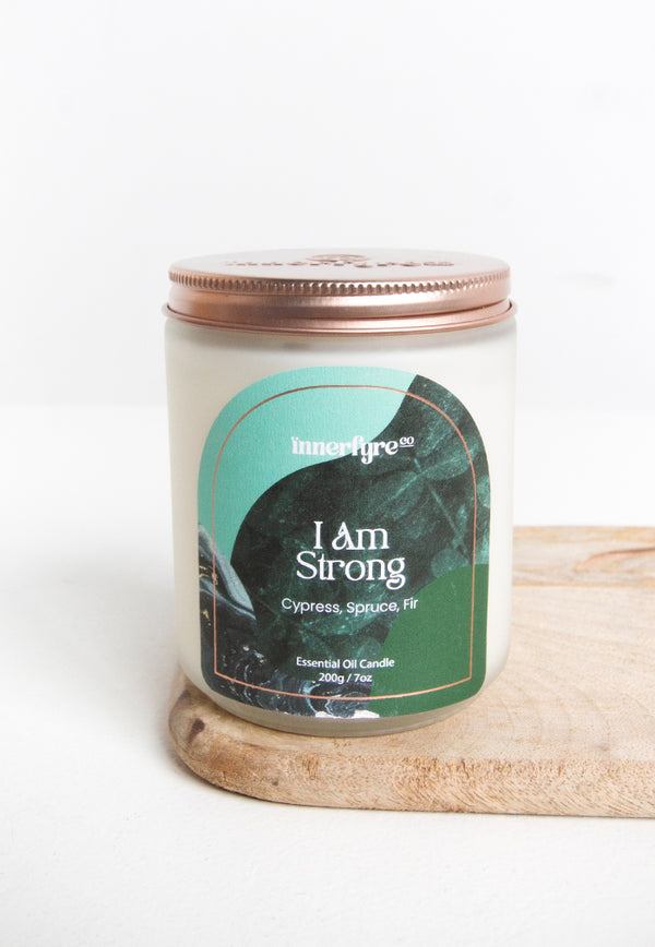 Innerfyre I Am Strong Candle