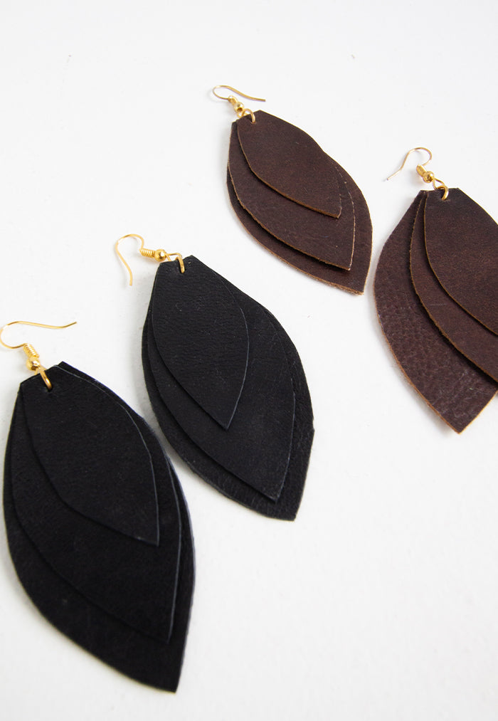 Just Gaya's Triple Petal Hook Earrings