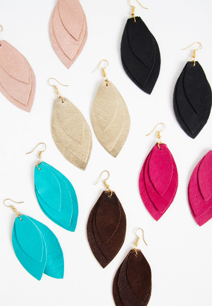 Just Gaya's Triple Petal Hook Earrings