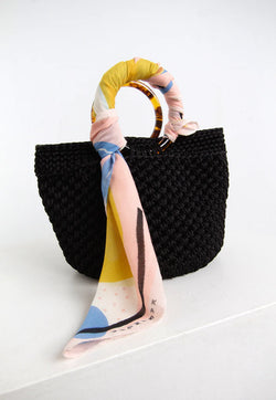 Li Na Lay Nar Mini Basket Bag - Black
