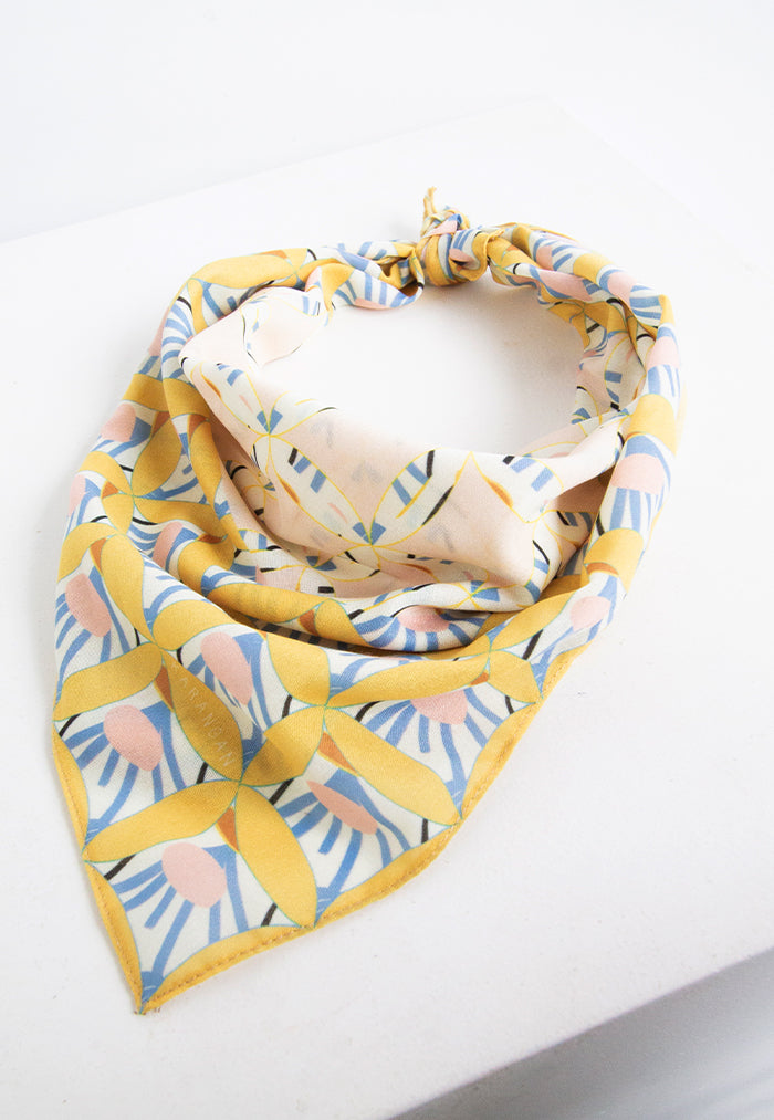 Karangan Mini Square Scarf/Bandana - Kawung